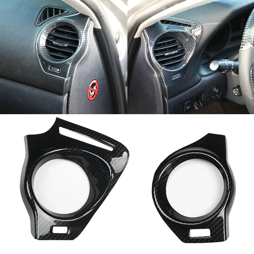 Carbon Fiber Side Vent Outlet Cover Trim for Lexus IS (2006–2012)