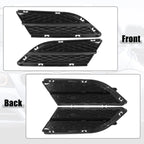 2X Fog Light Grille Black for BMW 328i (2009–2010) 51117198901