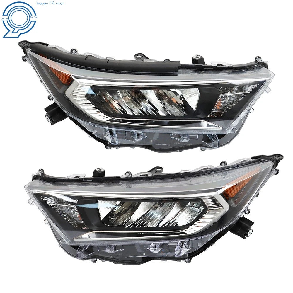 Set of 2 Left+Right Headlight Assembly for Toyota RAV4 (2019–2022) LED