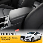 Center Console Arm Rest Lid Cover for Hyundai Sonata (2015–2019)