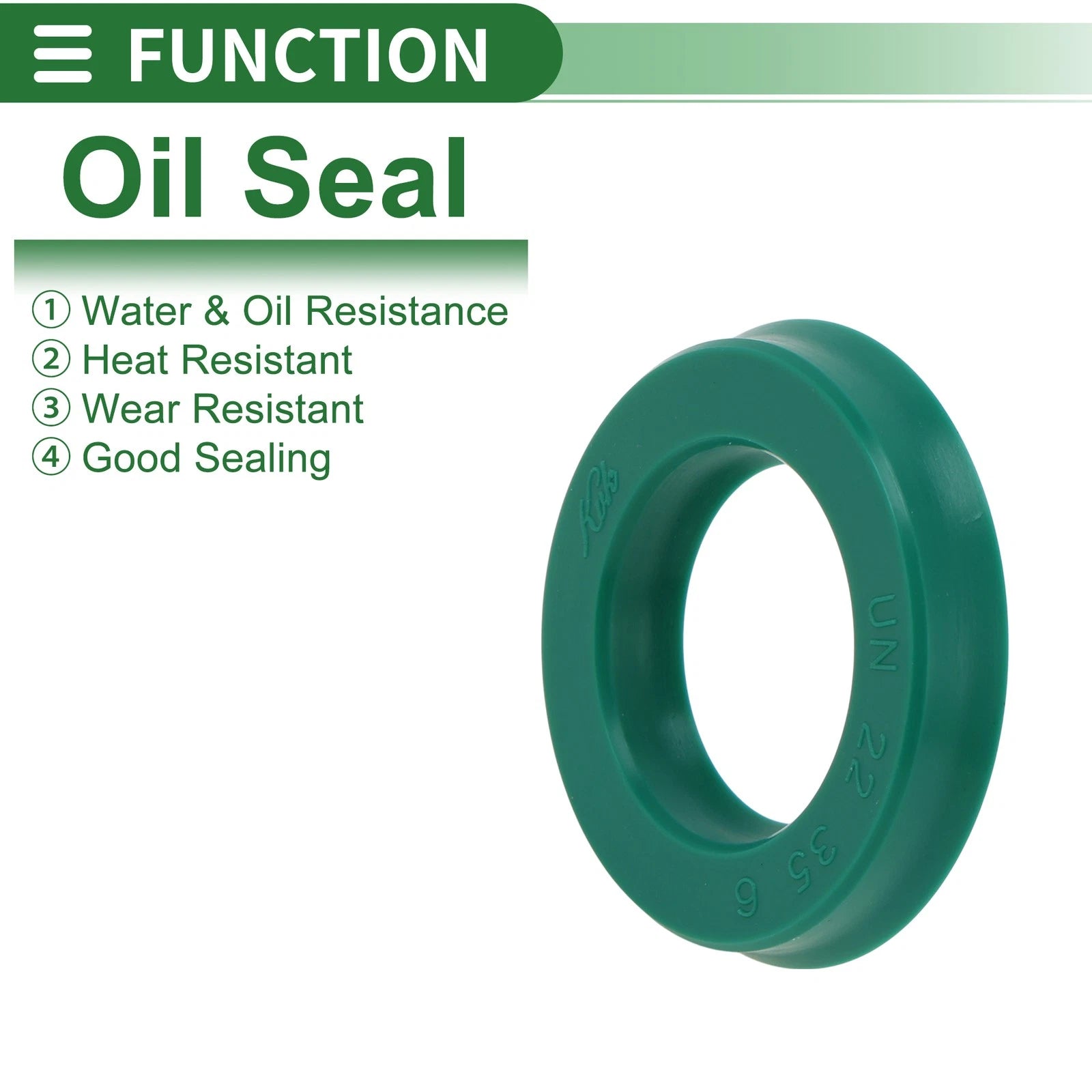 Set of 5 Oil Seal Ring 22x35x6mm for Various Models (High Pressure)