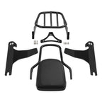 Sissy Bar Backrest Pad Luggage Rack for Harley Softail Breakout (2013–2017)