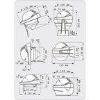 Plastimo Offshore 75 Compass for Bracket Mount (Black)