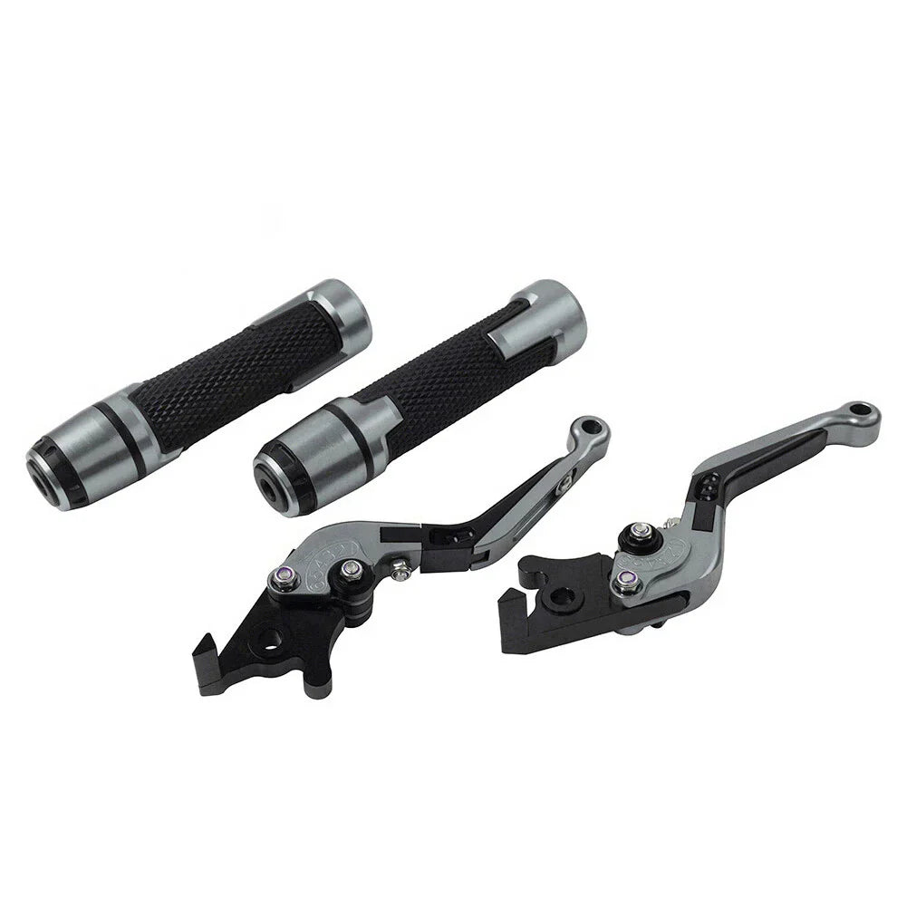 Extendable Brake Clutch Levers & Handlebar Grips for Suzuki GSXR750