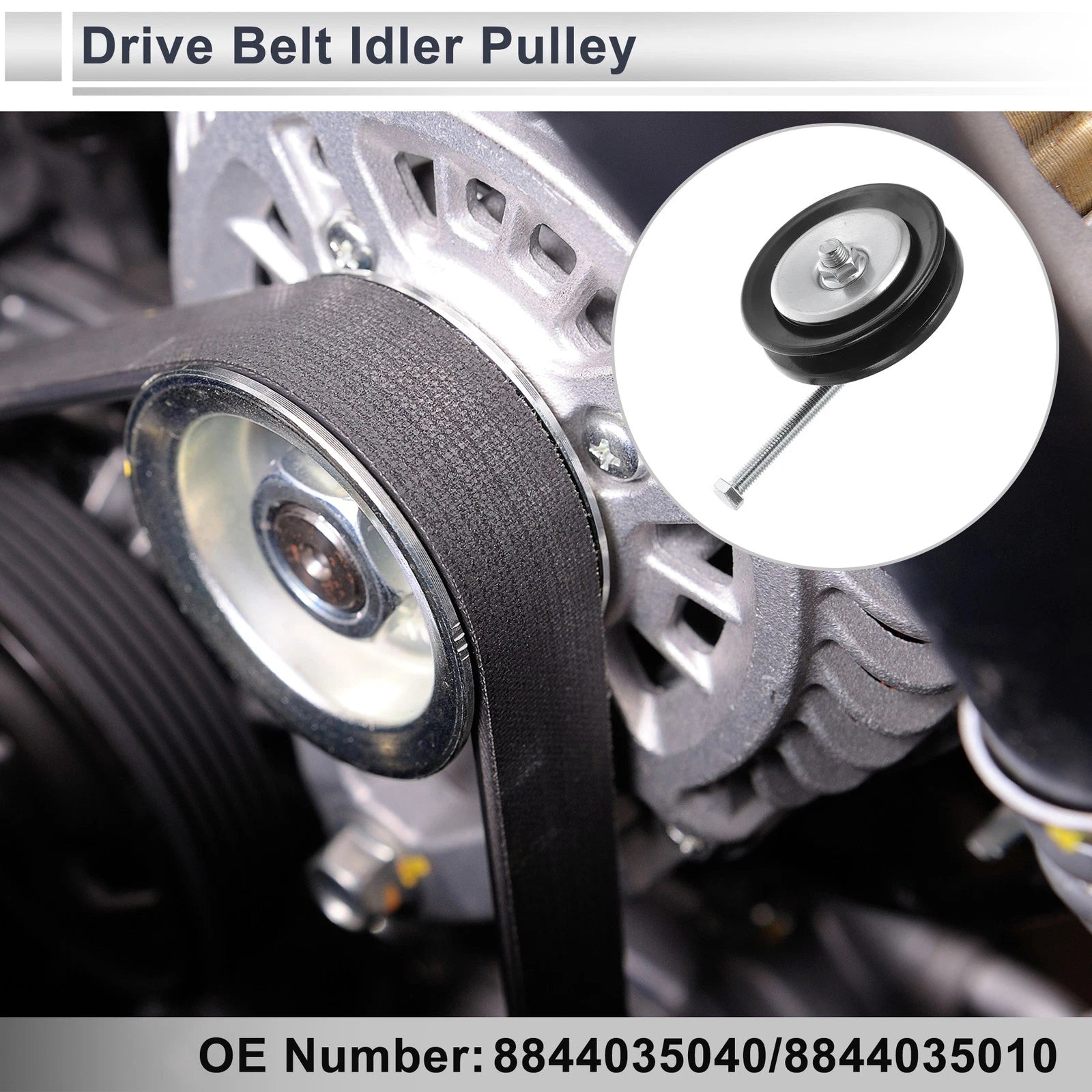 Drive Belt Idler Pulley for Toyota Pick Up (1982–1995) No. 8844035040/8844035010