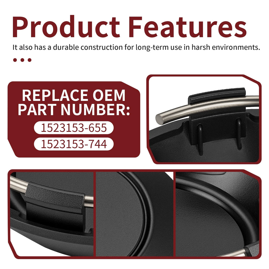 4X Center Hub Wheel Caps 1523153-655 for Polaris General XP 4 1000 (2020–2025)