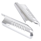 Chrome Lower Fork Leg Deflector Shield Kit for Harley Touring (2014–2023)