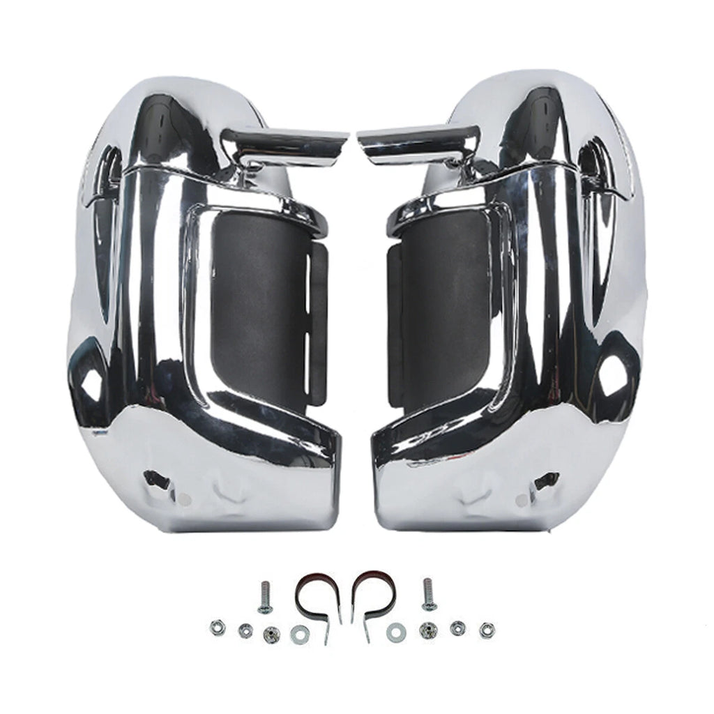 Chrome Lower Vented Leg Fairings for Harley Touring Electra Glide (1983–2013)