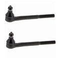 Set of 2 Front Outer Steering Tie Rod Ends for GMC Jimmy (2002–2004)