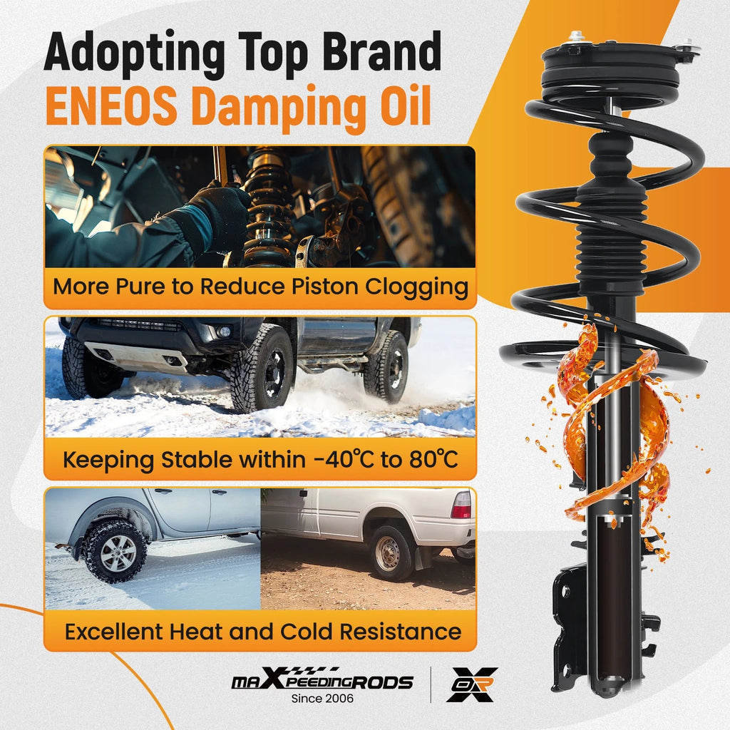 2X Front Strut Coil Spring Assembly for Nissan Murano (2014–2023) 172937