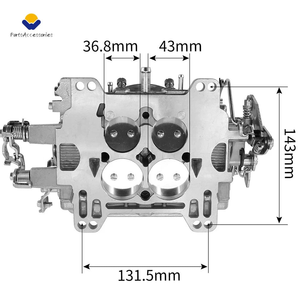 1405 Carburetor for GMC (Edelbrock Performer 600 CFM, Manual Choke)