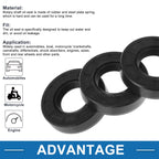 Set of 5 Oil Seal Rotary Shaft Seal Nitrile Rubber 25x50x12mm 683867647979