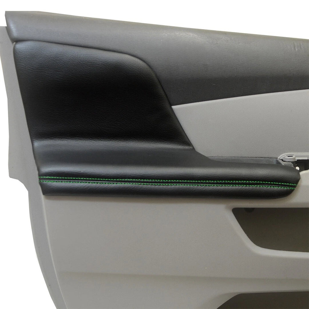 2X Door Armrest Leather Replacement for Honda Odyssey (2011–2017) Green Stitch