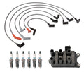 Set of 6 Denso Ignition Coil Wire & Iridium TT Spark Plugs for Ford Mazda 3.0L V6