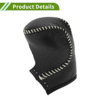 1 Pc Gear Shift Knob Cover for Honda CR-V (2017–2023) Black Beige Faux Leather