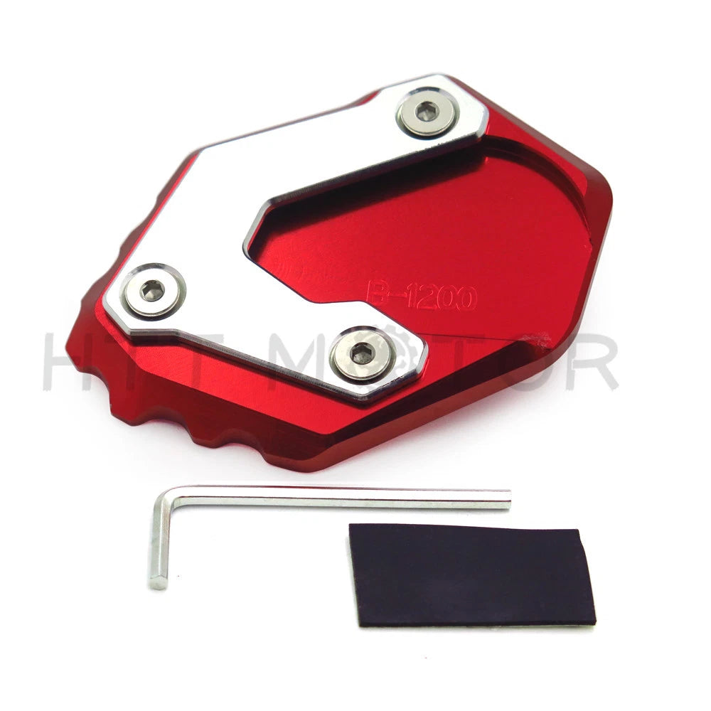 Kickstand Extension Pad for BMW R1200GS LC ADV (2013–2018) RED