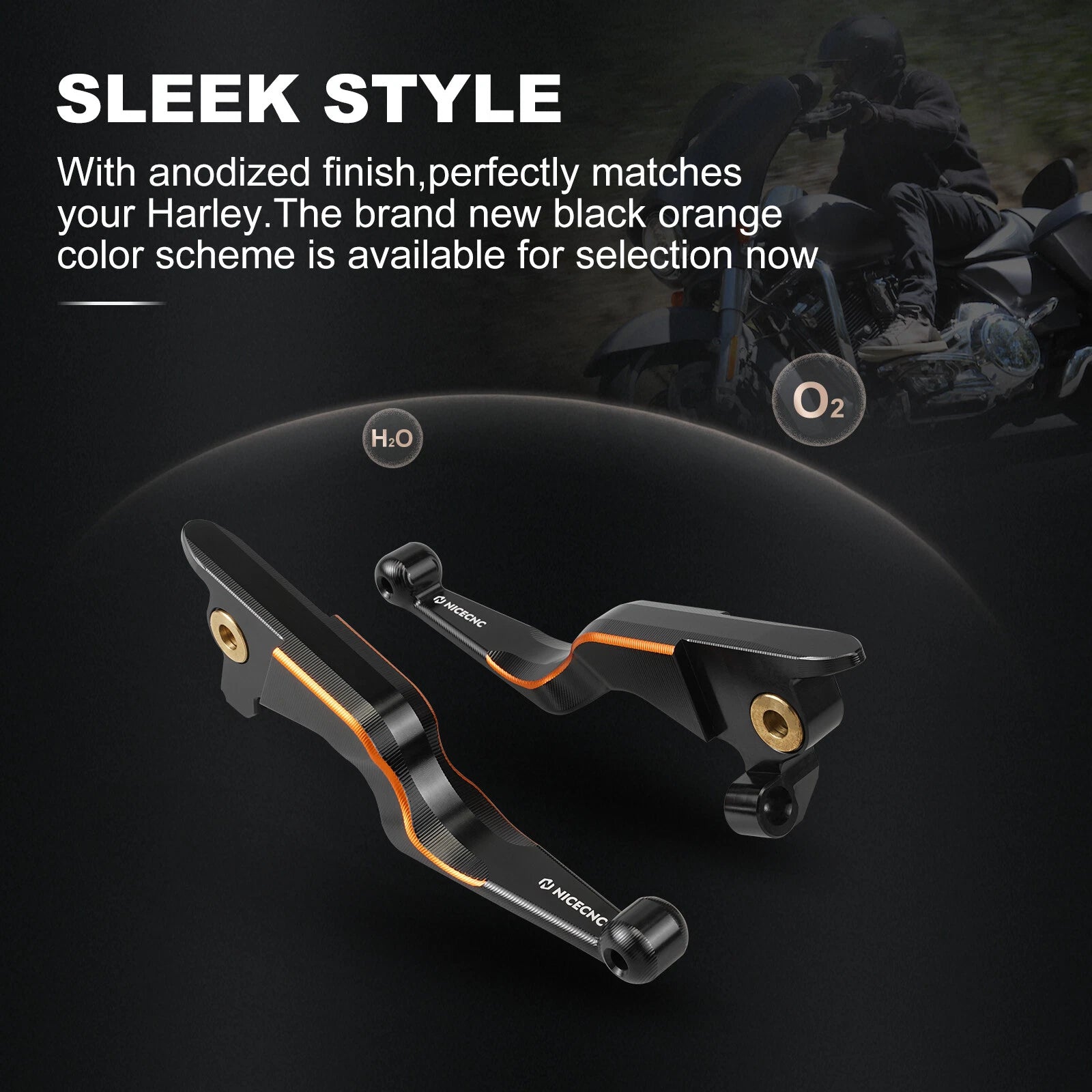 Pair Brake Clutch Levers for Harley Ultra Limited FLHTK, FLHTKL (2014–2023)