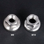 2Pcs Axle Track Nuts for Bicycle Bike Cycle (Stainless Steel)
