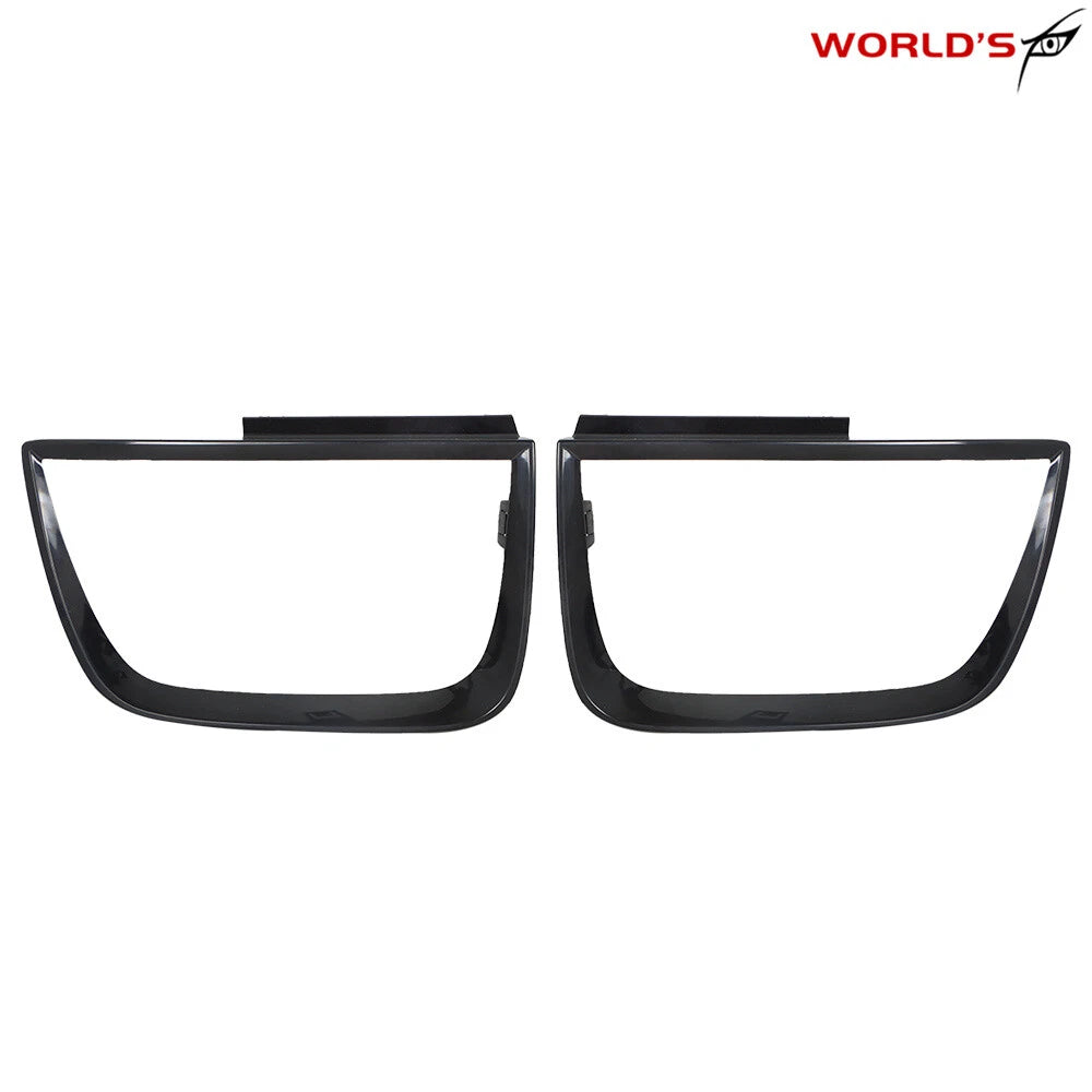 Set of 4 Tail Light Bezel Covers for Chevy Camaro (2010–2013) Glossy Black