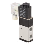 3 Way Solenoid Valve G 1/4 3V210-08 for Various Applications (0.15-0.8MPa)