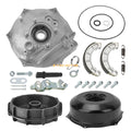 Rear Brake Drum Hub Plate Cover Shoes Bearing Seals for Honda Foreman 500 520 (2005–2023)