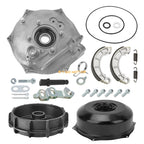 Rear Brake Drum Hub Plate Cover Shoes Bearing Seals for Honda Foreman 500 520 (2005–2023)