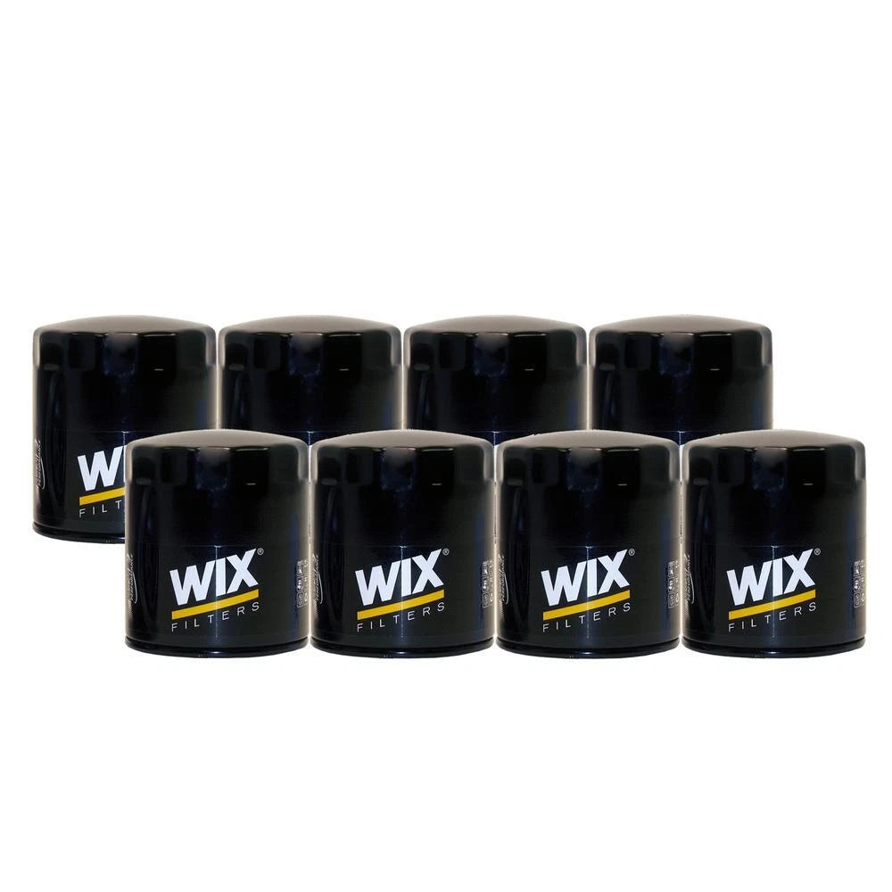 Set of 8 WIX Engine Oil Filters Spin-On for Chrysler Dodge Ford Land Rover Lotus
