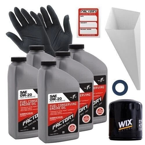 0W20 Oil Change Kit for Toyota Highlander 3.3L (2008–2010)