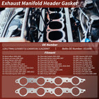 Exhaust Gasket Seal for Cadillac, Chevy, GMC (No. 12617944)