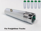 Toggle Switch Extensions Green Crystal Chrome Set for Freightliner (2010–2024)