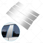 4X Chrome Pillar Post Trim Covers for Dodge Ram 1500 (2009–2018)