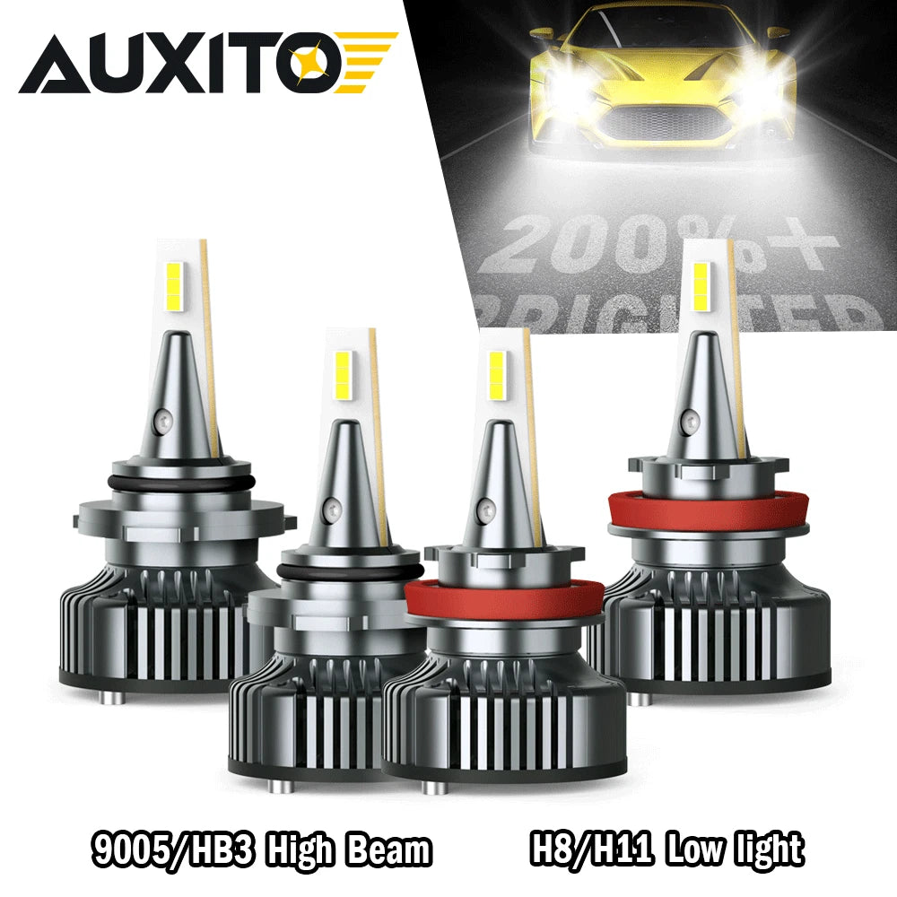 AUXITO LED Headlight Combo H11 9005 for Ford F-150 (2015–2019)