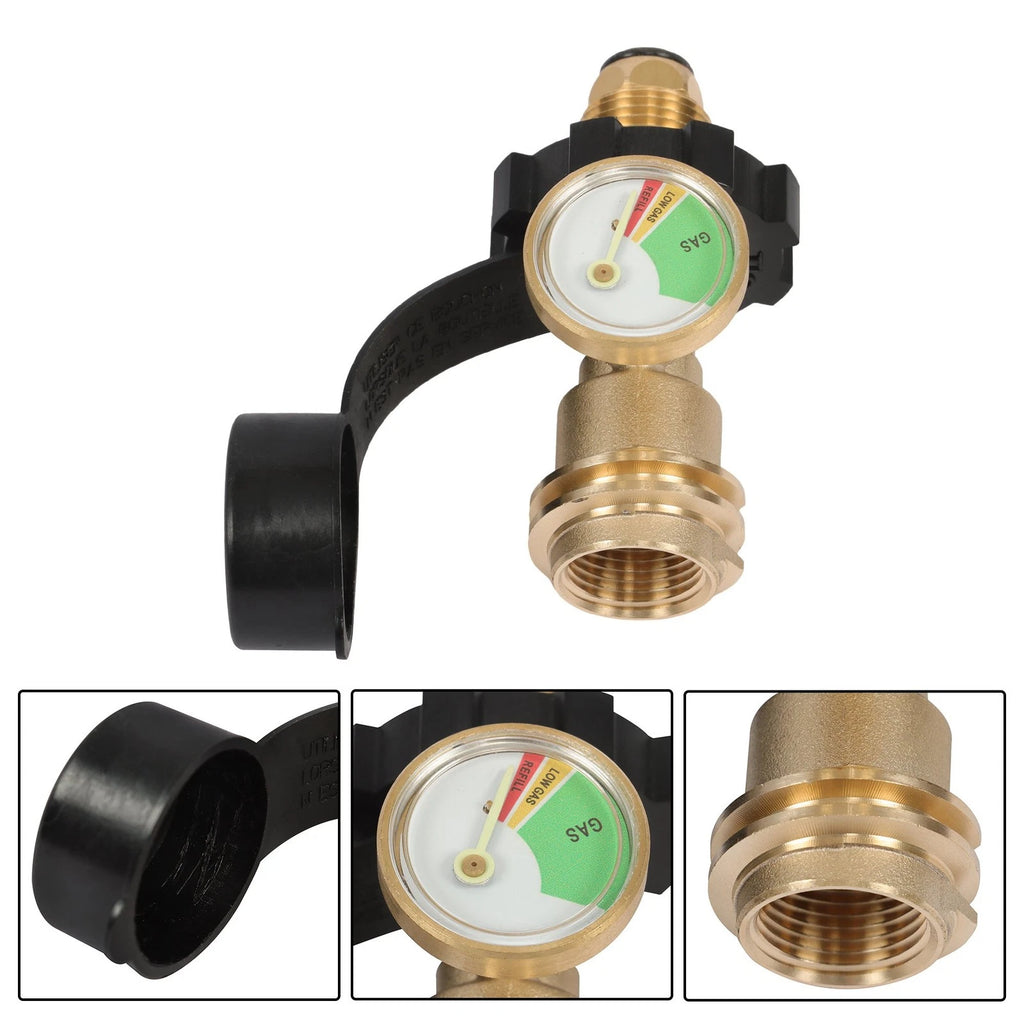 Set of 6 Propane Tank Adapters for POL to QCC1/Type1 Conversion