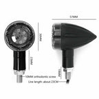 4X LED Bullet Red/Amber Brake Blinker Turn Signal Light for Harley
