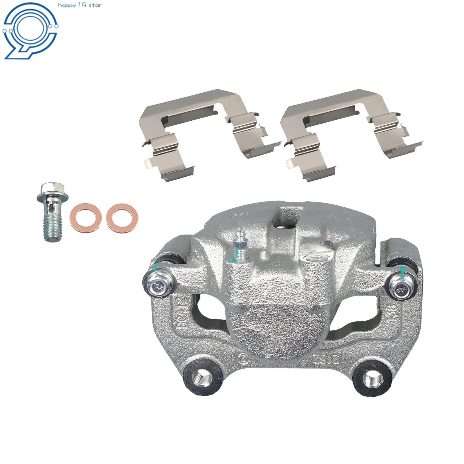 Front Left Brake Caliper with Bracket for Chevy Malibu (2013-2023)