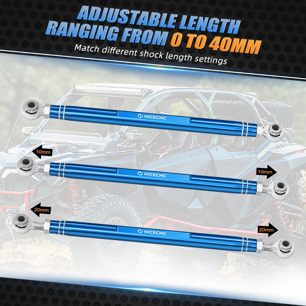 Rear Sway Bar Stabilizer Link Kit for Polaris RZR Pro R 4 (2022–2024)