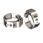 25pcs Stainless Steel Hose Clamps for DIY and Repair Projects