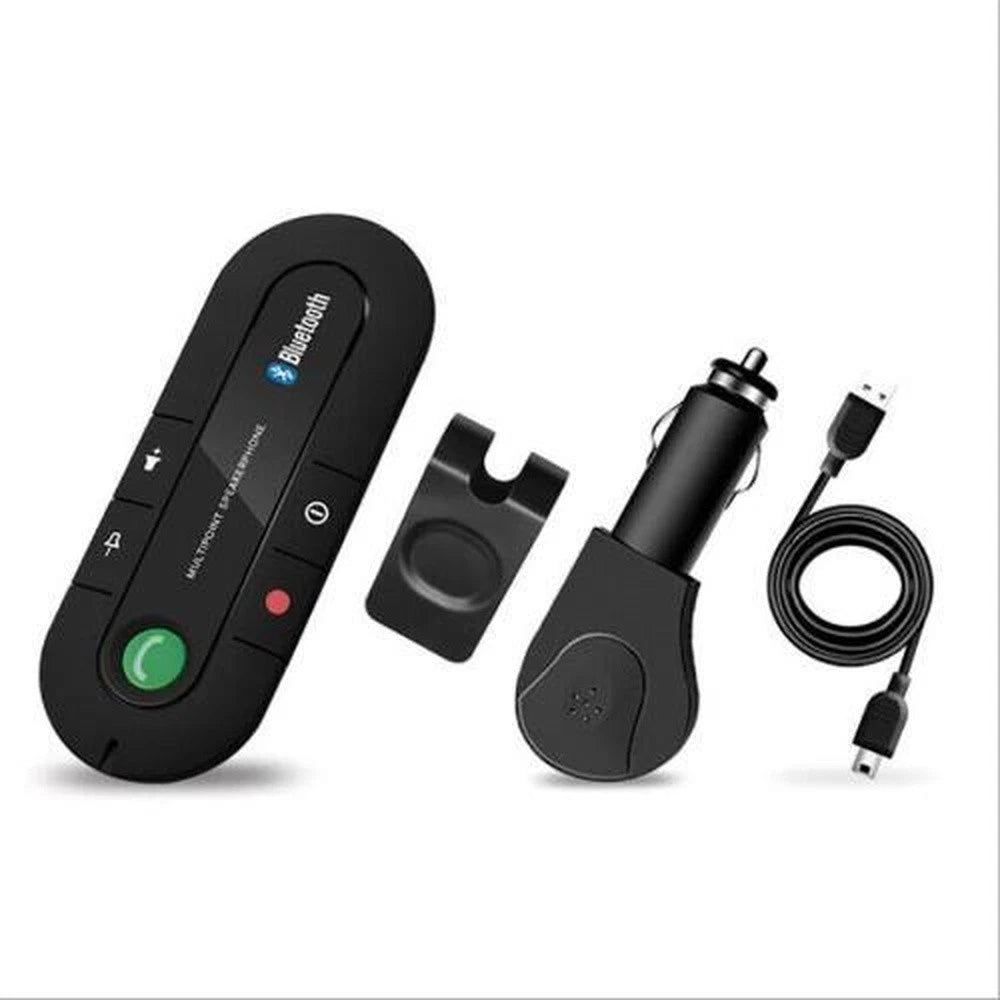 Bluetooth Handsfree Speaker MP3 Player Sun Visor Clip for Universal Vehicles