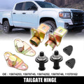 Set of 2 Tailgate Hinges for Chevy Silverado Sierra (15074253)