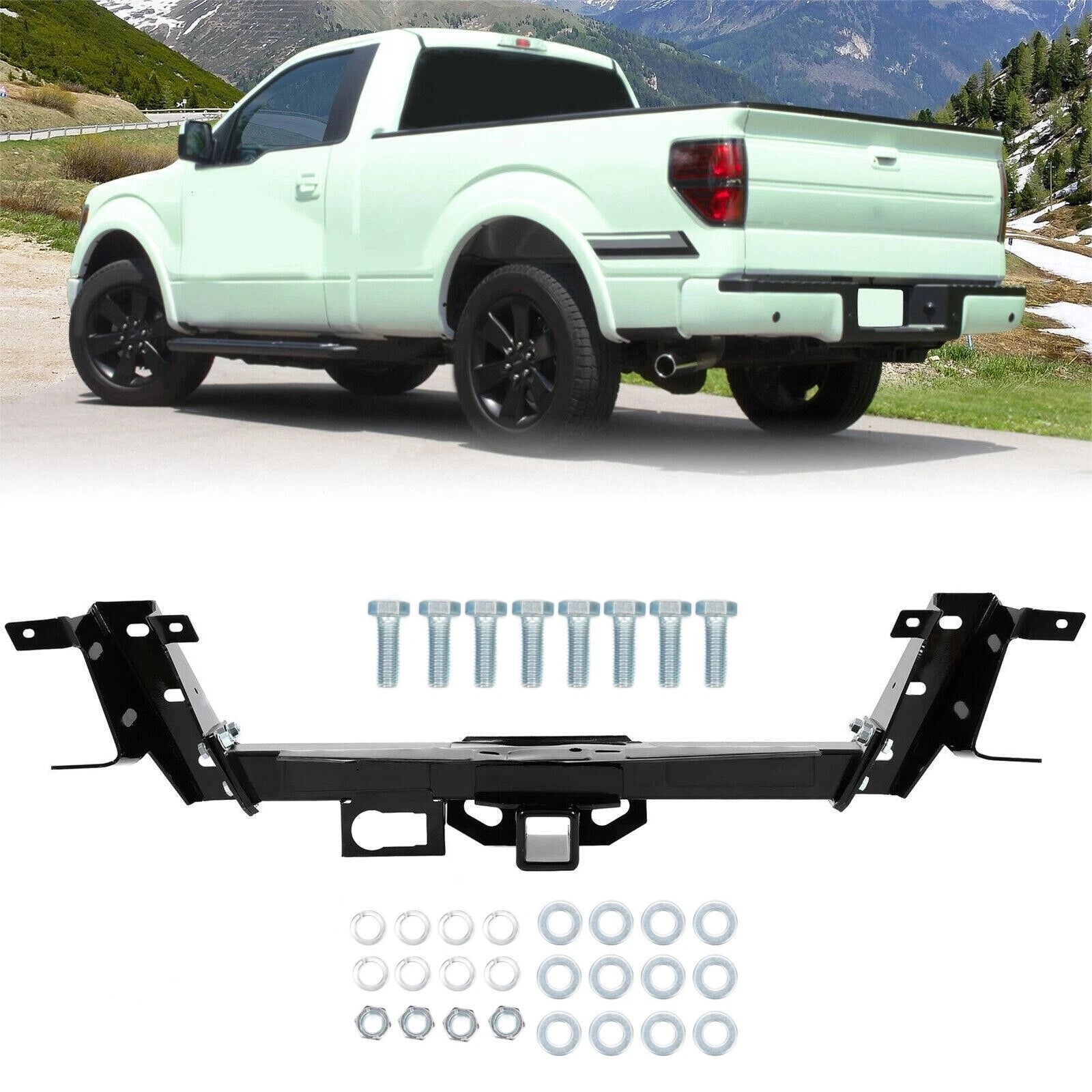 Rear Bumper Reinforcement for Ford F-150 (2009–2014) with Tow Hitch