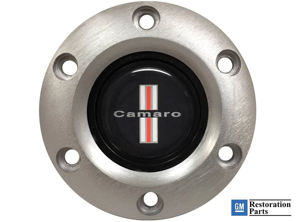 Horn Button Brushed Steering Wheel 6 Hole for Chevy Camaro (2010–2015)