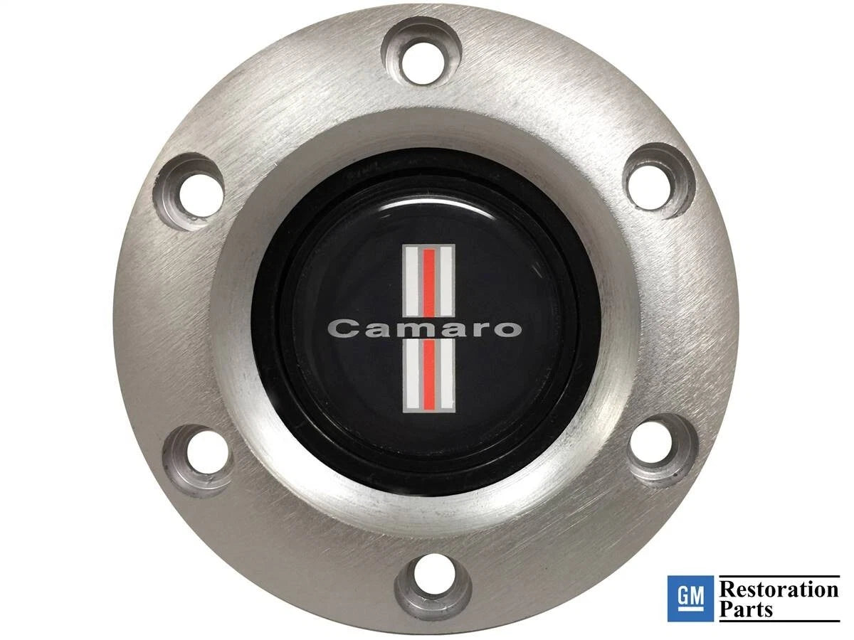 Horn Button Brushed Steering Wheel 6 Hole for Chevy Camaro (2010–2015)