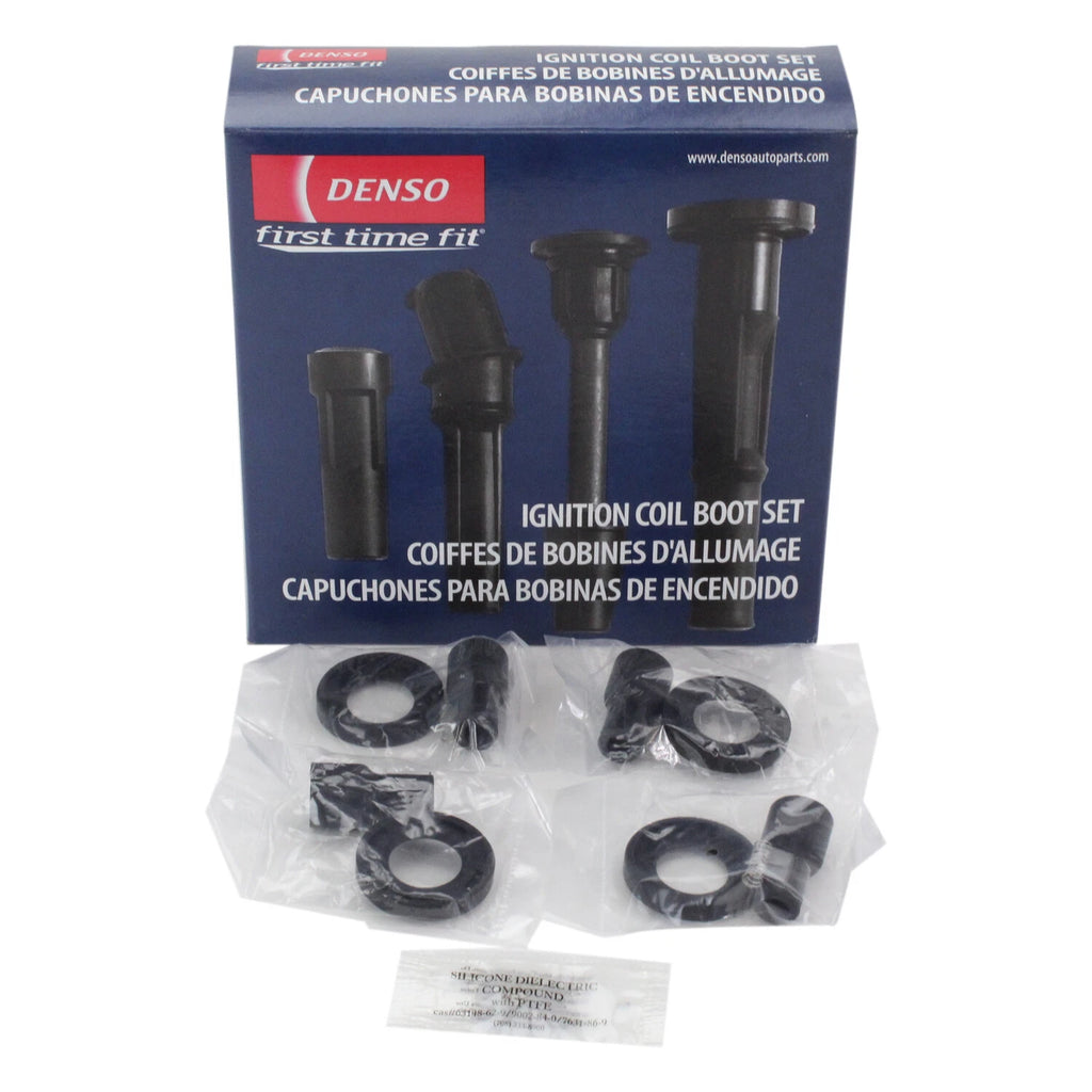 Set of 4 Direct Ignition Coil Boots for Chevy Lexus Pontiac Scion Toyota