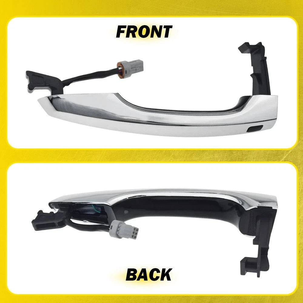 Front Passenger Chrome Door Handle Assembly for Hyundai Elantra (2017–2020)