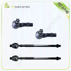 Set of 4 Inner Outer Tie Rod Ends for Mazda Protege5 (2002–2003) ES3197 EV435