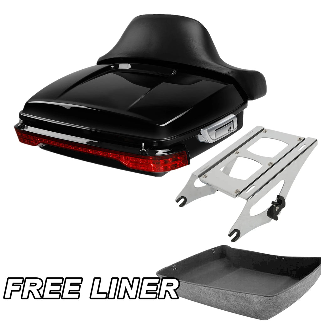 Chopped Trunk Pad Tail Light Mount for Harley Street Glide (2014–2026)
