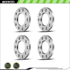 Set of 4 Wheel Spacers 5x4.5 5x4.75 for Dodge Charger Ford Mustang GT Jeep