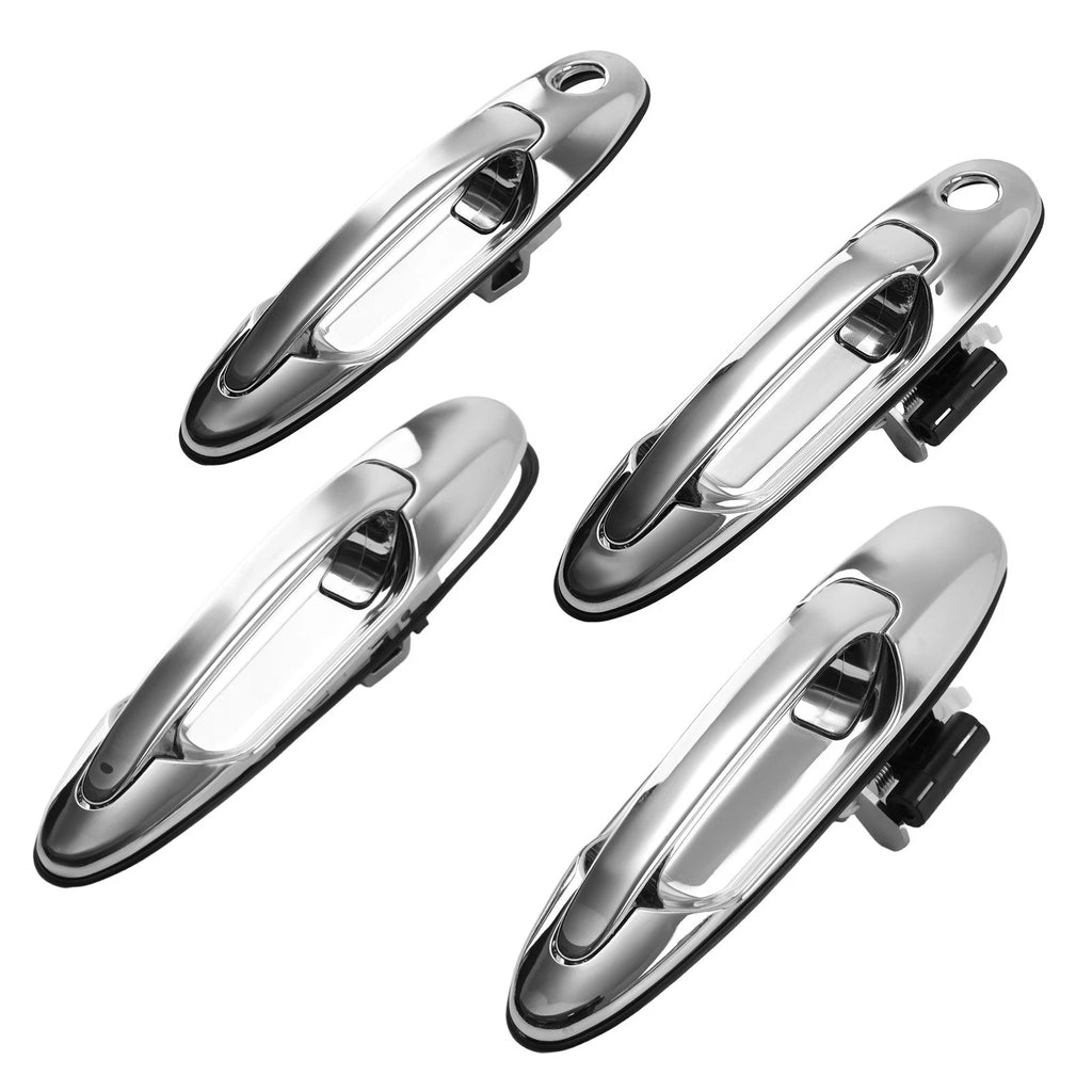 Door Handle Set for Toyota Land Cruiser V8 (1998–2007) Silver 4Pcs