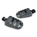 Front Footrests Pegs for Harley Softail Dyna Road King Electra Glide