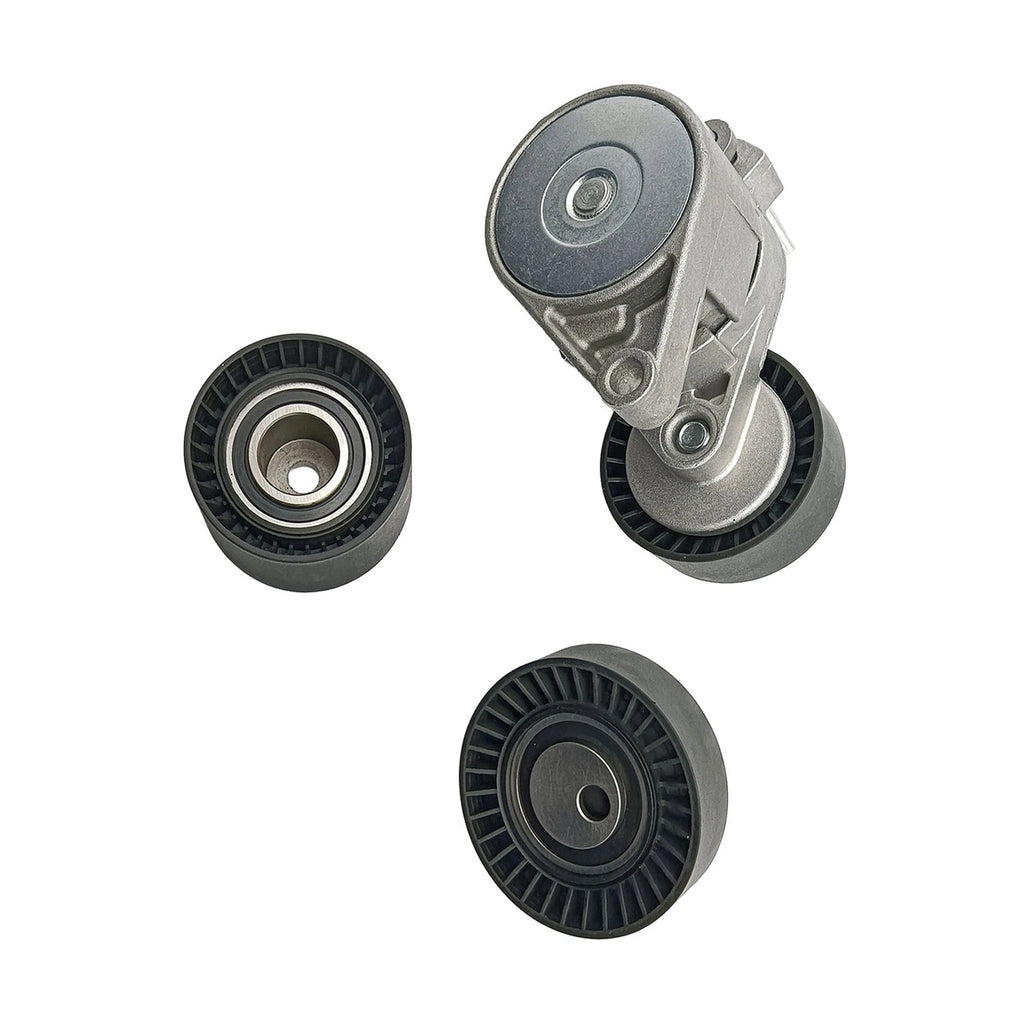 3X Serpentine Belt Tensioner Idler Pulley Timing Kit for BMW E36 E39 E46 (1992–2005)